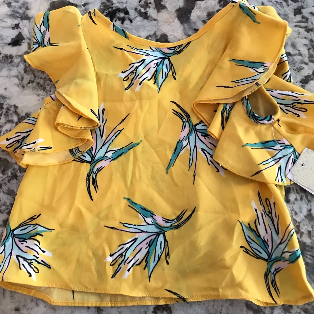 GB Girls flutter sleeve top